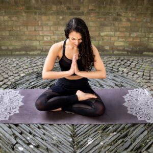 Mata do jogi Yoga Design Lab – MANDALA BLACK 1,5mm Maty do jogi podróżne