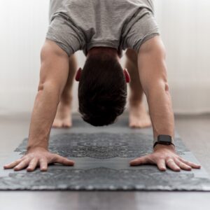 Mata do jogi Yoga Design Lab Infinity – Mandala CHARCOAL 5mm Infinity