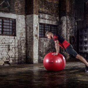 Piłka gimnastyczna do jogi Reebok – RED 65cm Klocki do jogi