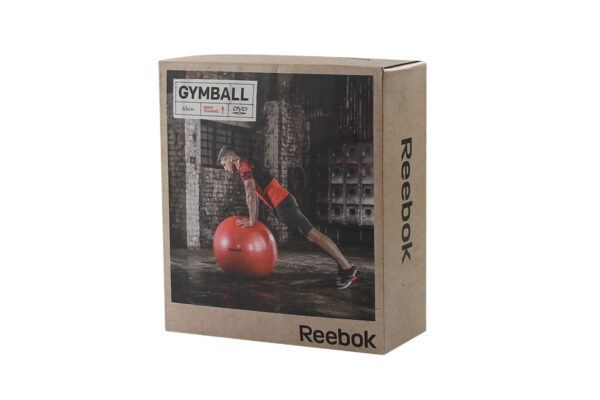 Piłka gimnastyczna do jogi REEBOK – RED 65cm Piłki i koła do jogi