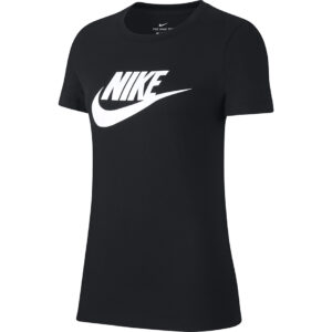 Koszulka damska Nike Tee Essential Icon Future czarna BV6169 010 Koszulka damska