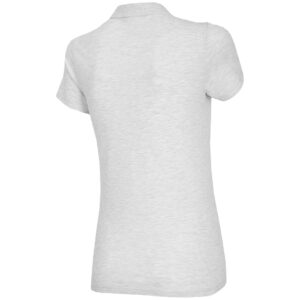 Koszulka damska 4F biały melanż NOSH4 TSD007 10M Koszulka damska