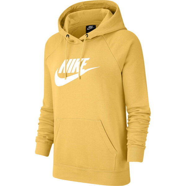 Bluza damska Nike W Essential Hoodie PO HBR żółta BV4126 795 Bluzy damskie