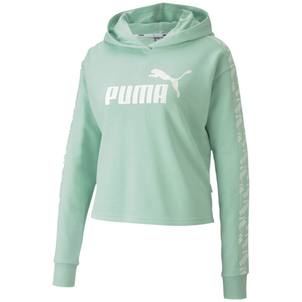 Bluza damska Puma Amplified Hoody TR zielona 581717 32 Bluzy damskie