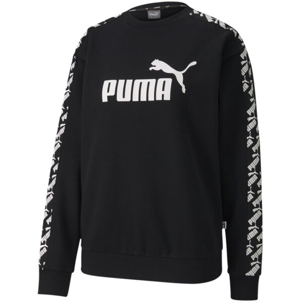 Bluza damska Puma Amplified Crew Sweat TR czarna 582022 01 Bluzy damskie