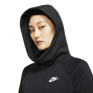 Bluza damska Nike Essentials Fnl Po Flc czarna BV4116 010 Bluzy damskie