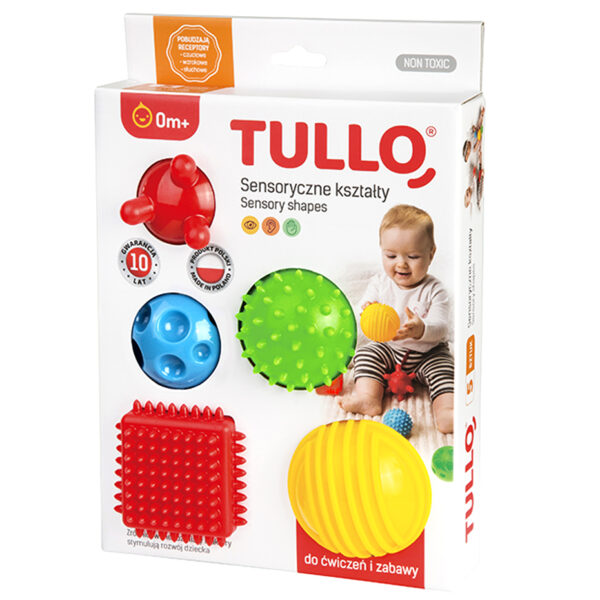 Piłki sensoryczne kształty 5szt  AM Tullo 458 Joga powięziowa