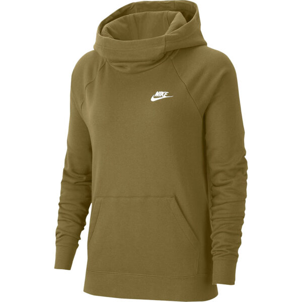 Bluza damska Nike Essentials Fnl Po Flc zielona BV4116 368 Bluzy damskie