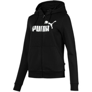 Bluza damska Puma ESS Logo Hooded czarna Fl 851811 01 Bluzy damskie