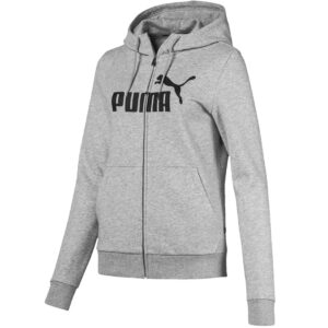 Bluza damska Puma ESS Logo Hooded Jacket szara FL 851811 04 Bluzy damskie