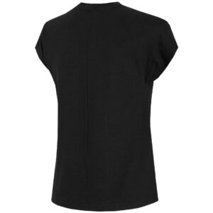 Koszulka damska 4F głęboka czerń H4L21 TSD038 20S Topy i bluzy