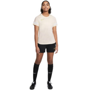 Koszulka damska Nike NK Df Academy 21 Top Ss beżowa CV2627 113 Topy i bluzy