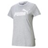 Koszulka damska Puma Modern Basics Tee Cloud zielona 585929 45 Topy i bluzy