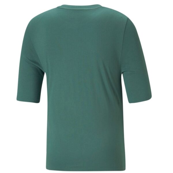 Koszulka damska Puma Modern Basics Tee Cloud zielona 585929 45 Topy i bluzy