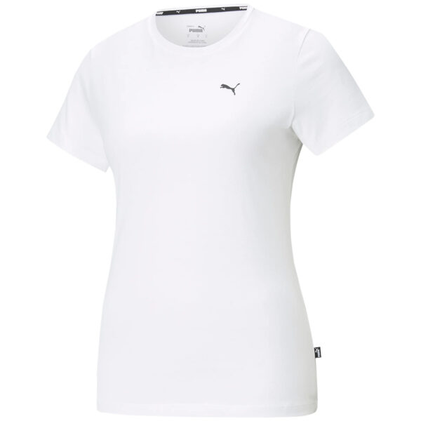 Koszulka damska Puma ESS Small Logo Tee biała 586776 52 Koszulka damska