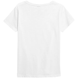 Koszulka damska 4F biała NOSH4 TSD352 10S Topy i bluzy