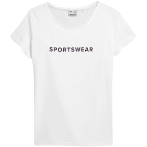 Koszulka damska 4F biała H4Z21 TSD014 10S Topy i bluzy