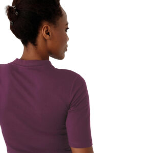 Koszulka damska 4F ciemny fiolet H4Z21 TSD013 50S Topy i bluzy
