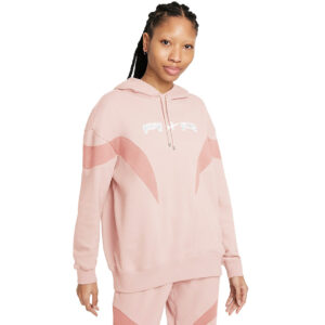 Bluza damska Nike Nsw Air Flecee GX Hoodie różowa DD5417 601 Bluzy damskie