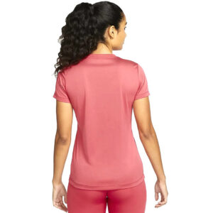 Koszulka damska Nike NK Dry Leg Tee Crew różowa AQ3210 622 Koszulka damska