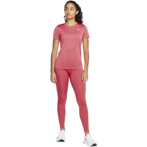 Koszulka damska Nike NK Dry Leg Tee Crew różowa AQ3210 622 Koszulka damska