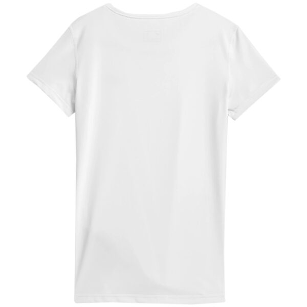 Koszulka damska funkcyjna 4F biała H4L22 TSDF352 10S Koszulka damska