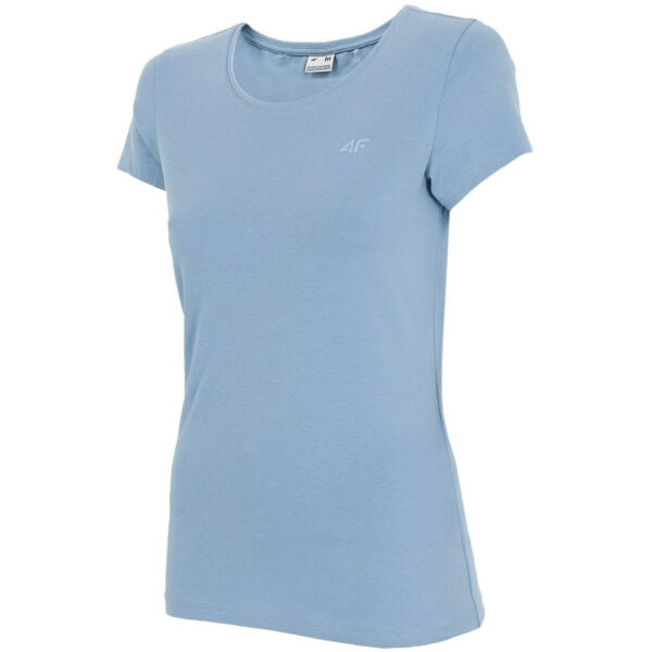 Koszulka damska 4F denim H4L22 TSD350 32S Topy i bluzy