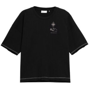 Koszulka damska Outhorn głęboka czerń HOL22 TSD610 20S Topy i bluzy