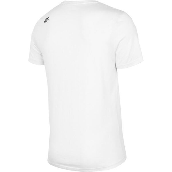 Koszulka męska 4F biała NOSH4 TSM003 10S Koszulki męskie