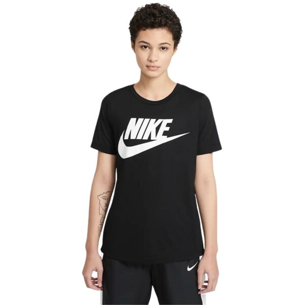 Koszulka damska Nike Sportswear Essential czarna AT5464 010 Topy i bluzy