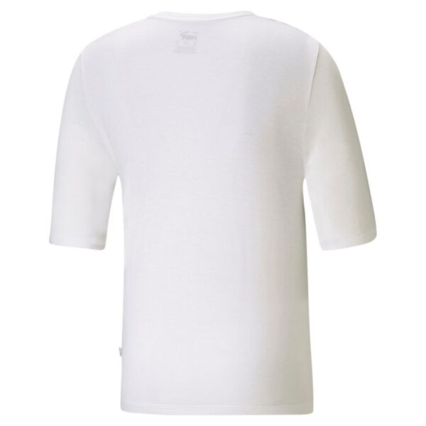 Koszulka damska Puma Modern Basics Tee biała 585929 02 Koszulka damska