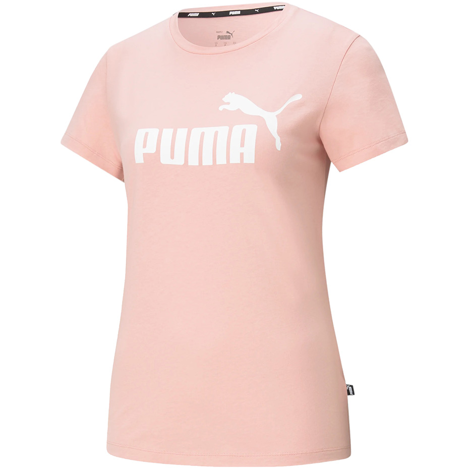 Koszulka damska Puma ESS Logo Tee jasnoróżowa 586774 80 Koszulka damska