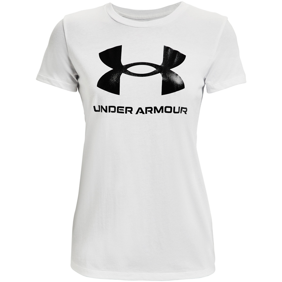 Koszulka damska Under Armour Live Sportstyle Graphic biała SSC 1356305 102 Koszulka damska