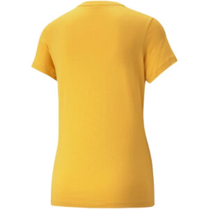 Koszulka damska Puma ESS Logo Tee żółta 586775 37 Koszulka damska