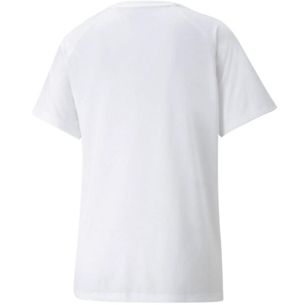 Koszulka damska Puma Evostripe Tee biała 589143 02 Koszulka damska