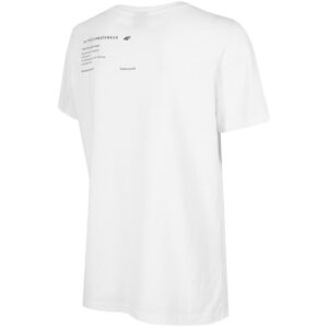Koszulka damska 4F biała H4Z22 TSD025 10S Topy i bluzy