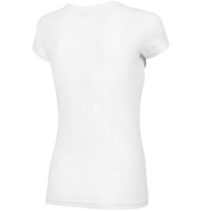 Koszulka damska 4F biała H4Z22 TSD350 10S Topy i bluzy
