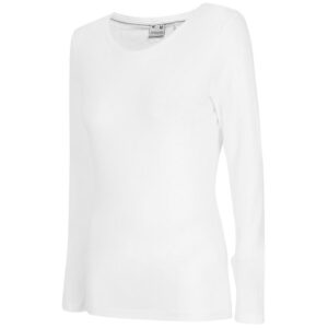 Koszulka damska 4F biała H4Z22 TSDL350 10S Topy i bluzy