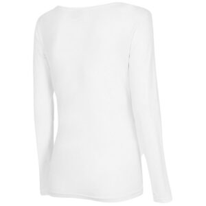 Koszulka damska 4F biała H4Z22 TSDL350 10S Topy i bluzy