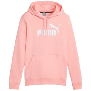 Bluza damska Puma ESS Logo Hoodie FL różowa 586789 63 Bluzy damskie