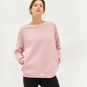 Bluza do jogi COZY AF Oversize Sweatshirt – Glowing Pink Bluzy do jogi